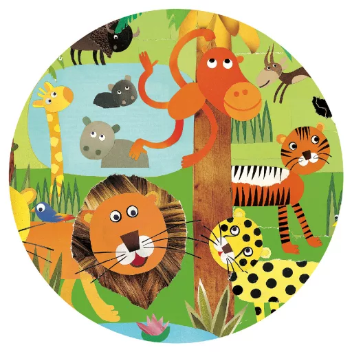 Djeco Megfigyeltető puzzle - Dzsungel, 35 db-os - Jungle