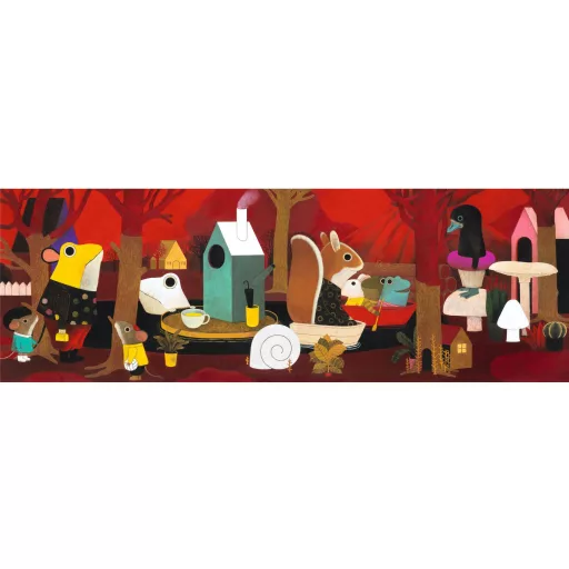 Djeco Művész puzzle - Vulkánia, 350 db-os - Volcania