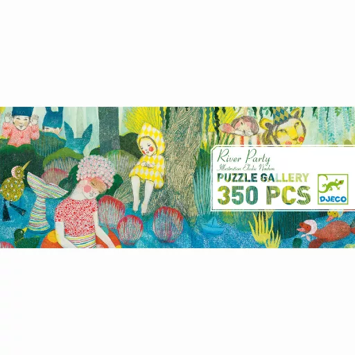 Djeco Művész puzzle - Folyóparti piknik, 350 db-os - River Party