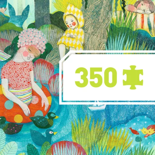 Djeco Művész puzzle - Folyóparti piknik, 350 db-os - River Party