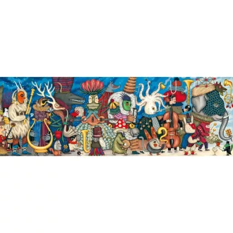   Djeco Művész puzzle - Fantasztikus zenekar, 500 db-os - Fantasy Orchestra