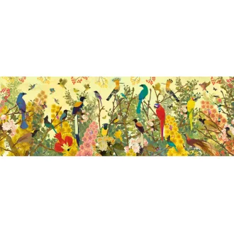   Djeco Művész puzzle - Békés madarak, 1000 db-os - Peaceful birds