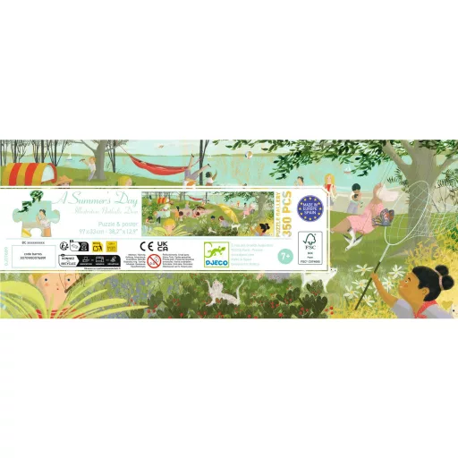 Djeco Művész puzzle - Nyári nap, 350 db-os - A Summer’s Day
