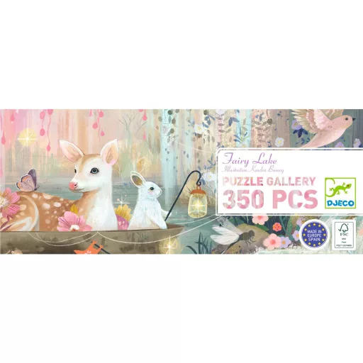 Djeco Művész puzzle - Tündér-tó, 350 db-os - Fairy Lake