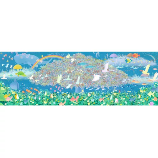 Djeco Művész puzzle - Álomkép, 350 db-os - Dreamy dreams