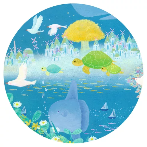 Djeco Művész puzzle - Álomkép, 350 db-os - Dreamy dreams
