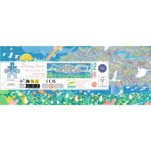 Djeco Művész puzzle - Álomkép, 350 db-os - Dreamy dreams