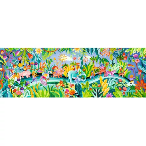 Djeco Művész puzzle - Parádé, 1000 db-os - La fiesta