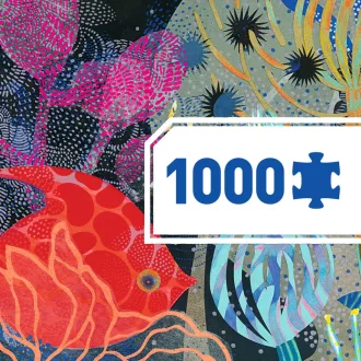   Djeco Művész puzzle - Halparadicsom, 1000 db-os - Fish Paradise