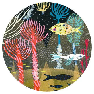  Djeco Művész puzzle - Halparadicsom, 1000 db-os - Fish Paradise