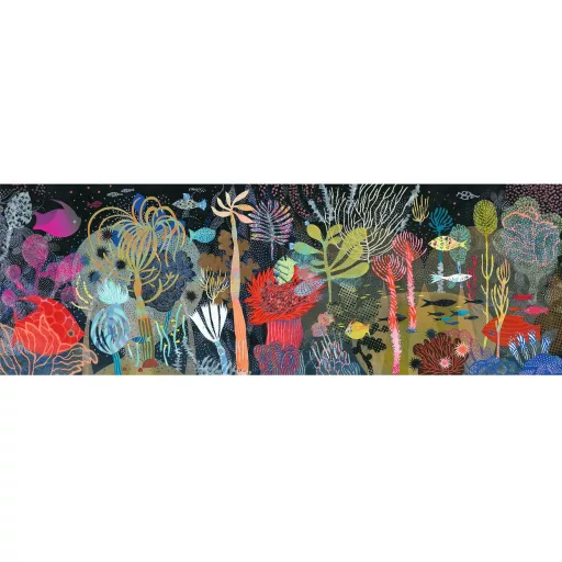 Djeco Művész puzzle - Halparadicsom, 1000 db-os - Fish Paradise