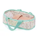 Djeco Játékbaba Mini, 20 cm - Sasha mózeskosárral