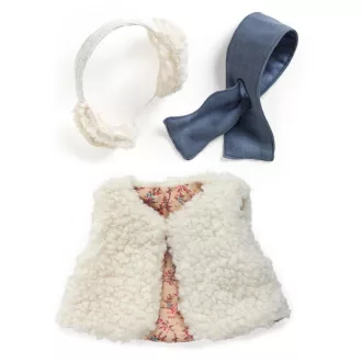   Djeco Játékbaba kiegészítő, babaruha - Bundás - Outfit Moumoute