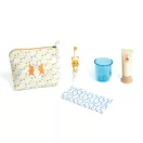 Djeco Játékbaba kiegészítő, tisztálkodás - Fogmosás - Toothbrush set