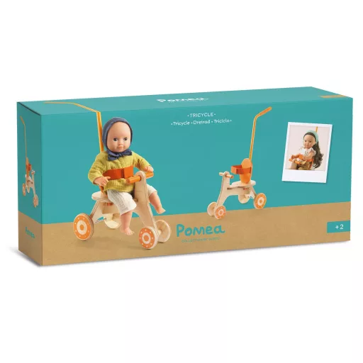 Djeco Játékbaba kiegészítő - Baba tricikli - Tricycle