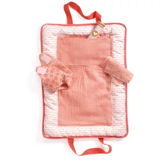   Djeco Pelenkázótáska - Világos rózsaszín - Changing bag Pink Peak