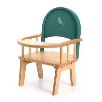   Djeco Babaetetés - Etetőszék játékbabáknak - Baby chair