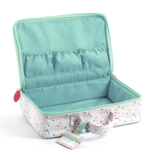 Djeco Bababőrönd - Világos kockás - Suitcase