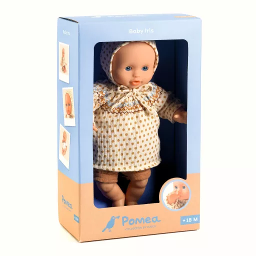 Djeco Játékbaba - Irisz, 32 cm  - Baby Iris