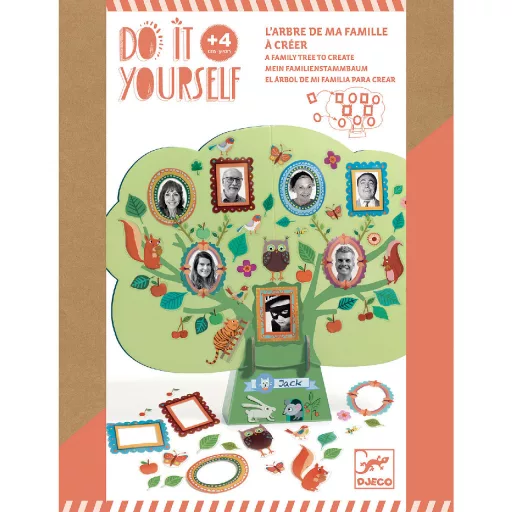 Djeco Készítsd magad! - Családfám - A family tree to create - FSC MIX