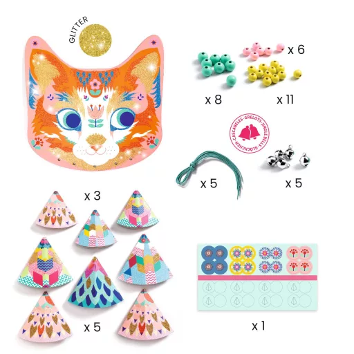 Djeco Készítsd magad! - Kitty szélcsengő - Kitty