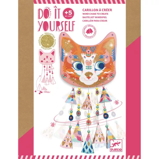 Djeco Készítsd magad! - Kitty szélcsengő - Kitty