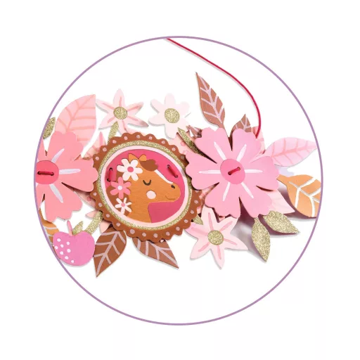Djeco Készítsd magad! - Papírékszer készítő, csillám - Delicate medallions