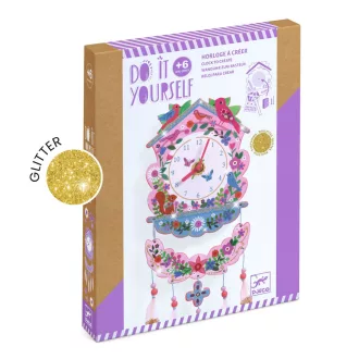   Djeco Csináld magad! - Falióra lányszobába - Kakukk - Cuckoo