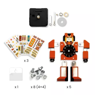  Djeco Csináld magad! - Falióra fiúszobába - IdőRobi - Robotime