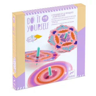   Djeco Csináld magad! - Színkeverő pörgettyű virágokkal - Flower Power