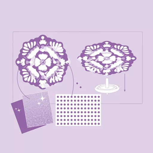 Djeco Csináld magad! - Színkeverő pörgettyű virágokkal - Flower Power