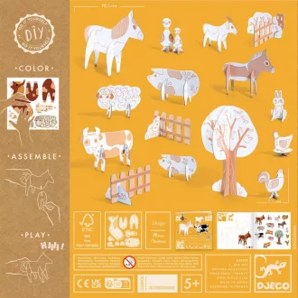 Djeco Készítsd magad! - Élet a tanyán 3D-ben - Farm