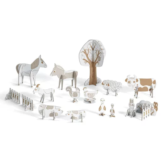 Djeco Készítsd magad! - Élet a tanyán 3D-ben - Farm