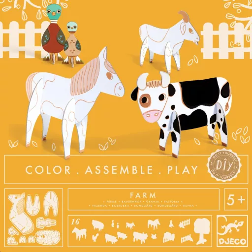 Djeco Készítsd magad! - Élet a tanyán 3D-ben - Farm