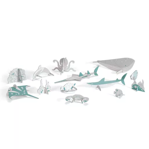 Djeco Készítsd magad! - Élet a tengerben 3D-ben - Sea life