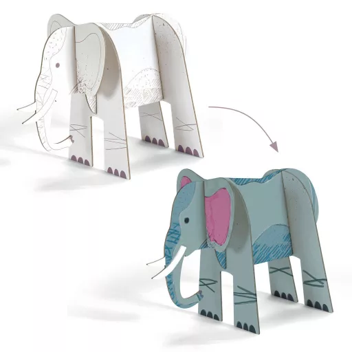 Djeco Készítsd magad! - Élet a szavannán 3D-ben - Savanna