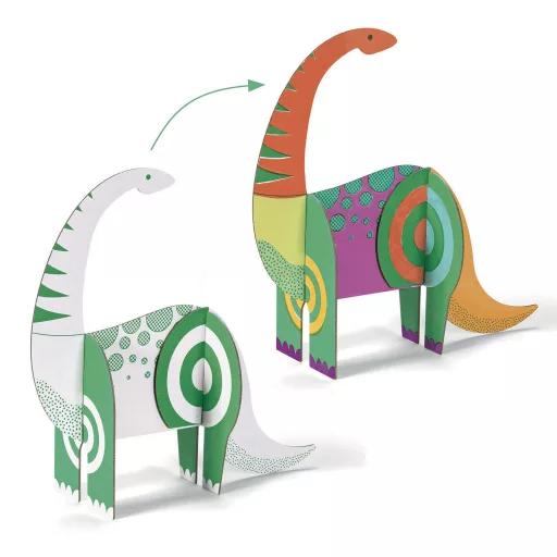 Djeco Készítsd magad! - Dínó világ 3D-ben - Dinosaurs