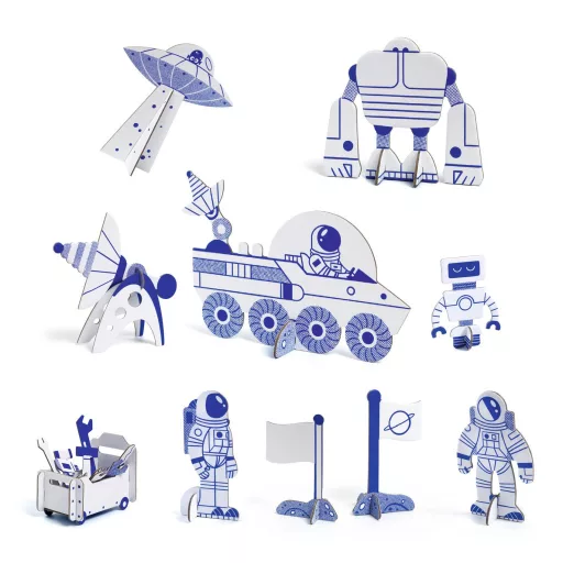 Djeco Csináld magad! - Űrrakéta 3D-ben - Space rocket