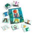 Djeco Fejlesztő játék - Állatdivat, 54 db-os - Eduludo Mix and Match Modanimo