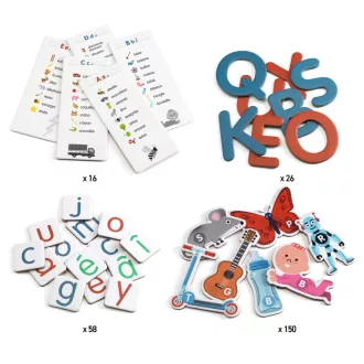   Djeco Fejlesztő játék - Csak Francia nyelvre - Grand coffret Lettres