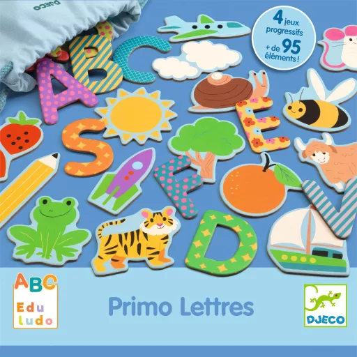 Djeco Fejlesztő játék - Csak Francia nyelvre - Eduludo - Lettres