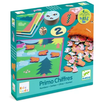   Djeco Fejlesztő játék - Számolás 4 az 1-ben - Eduludo Primo Chiffres