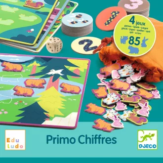   Djeco Fejlesztő játék - Számolás 4 az 1-ben - Eduludo Primo Chiffres