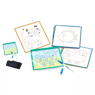   Djeco Fejlesztő játék - Állatmintás vonalvezető - Eduludo Animographe
