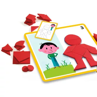   Djeco Fejlesztő játék - Alakzatok és formák - Eduludo Shapes