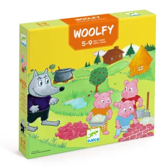 Djeco Társasjáték - A három kismalac - Woolfy