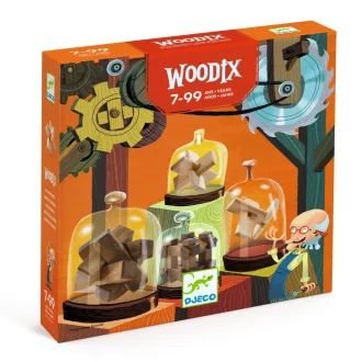 Djeco Logikai játék - Fa ördöglakatok - Woodix