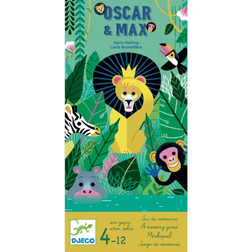 Djeco Társasjáték - Oszkár és Max - Oscar and Max