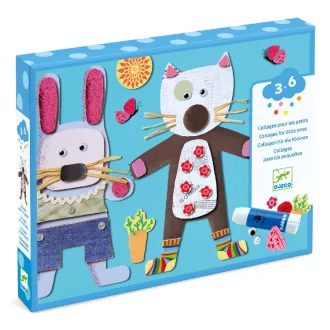   Djeco Kollázs műhely - Kicsiknek - Collages for little ones
