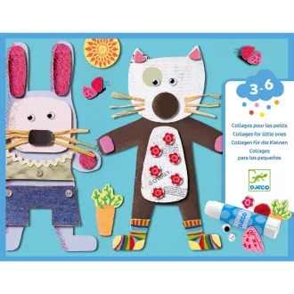   Djeco Kollázs műhely - Kicsiknek - Collages for little ones